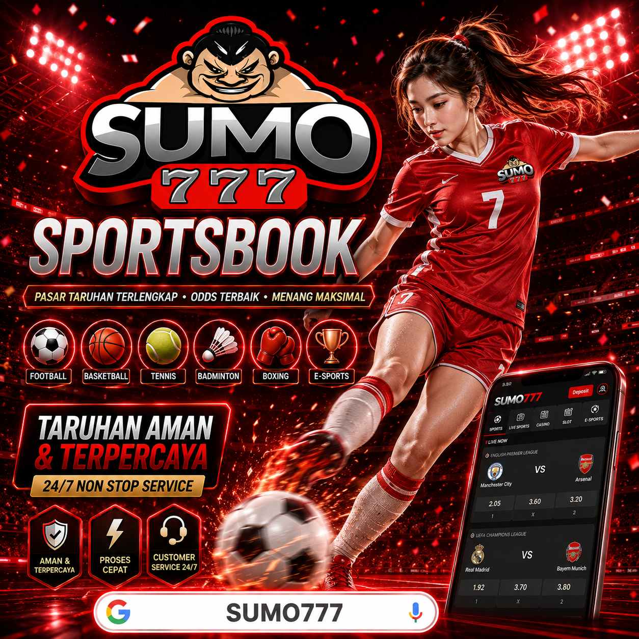 SUMO777 X Situs Sportsbook Terpercaya dengan Informasi Sepak Bola Terlengkap Setiap Hari!